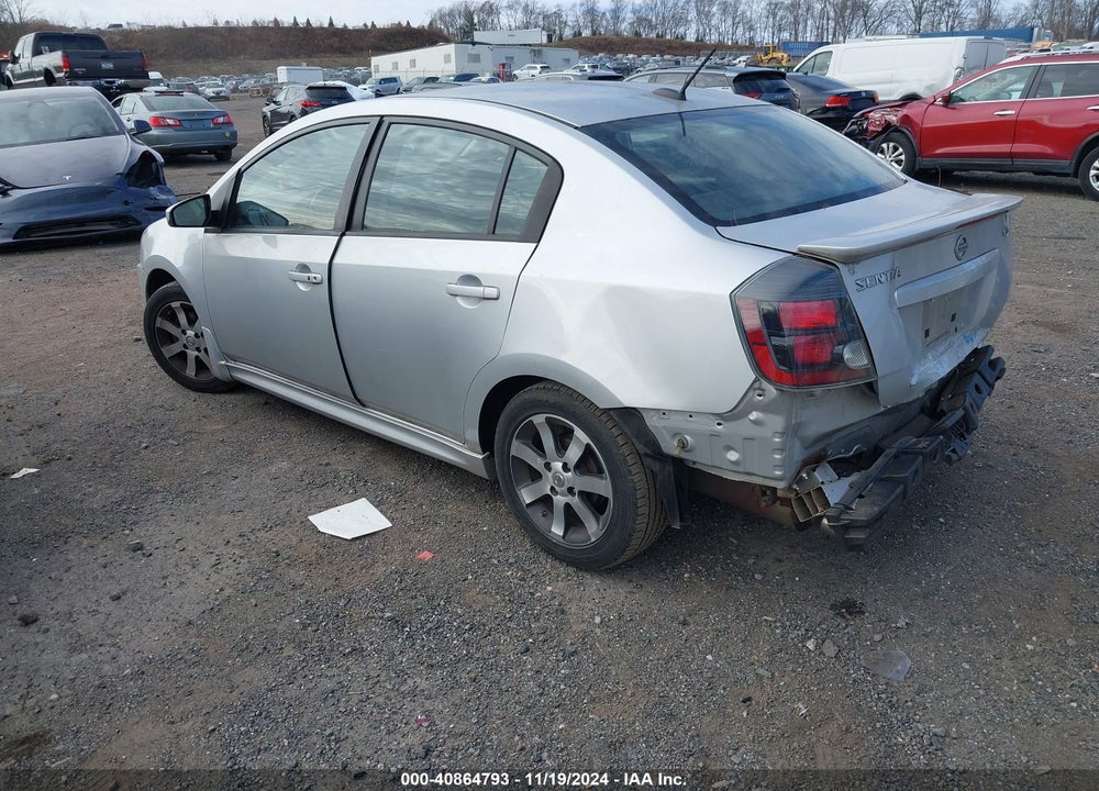 2012 NISSAN SENTRA 2.0 SR VIN: 3N1AB6AP3CL745400