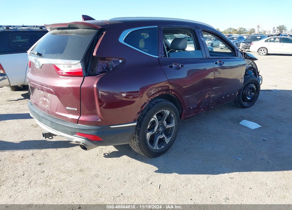 2018 HONDA CR-V TOURING VIN: 7FARW1H93JE012679