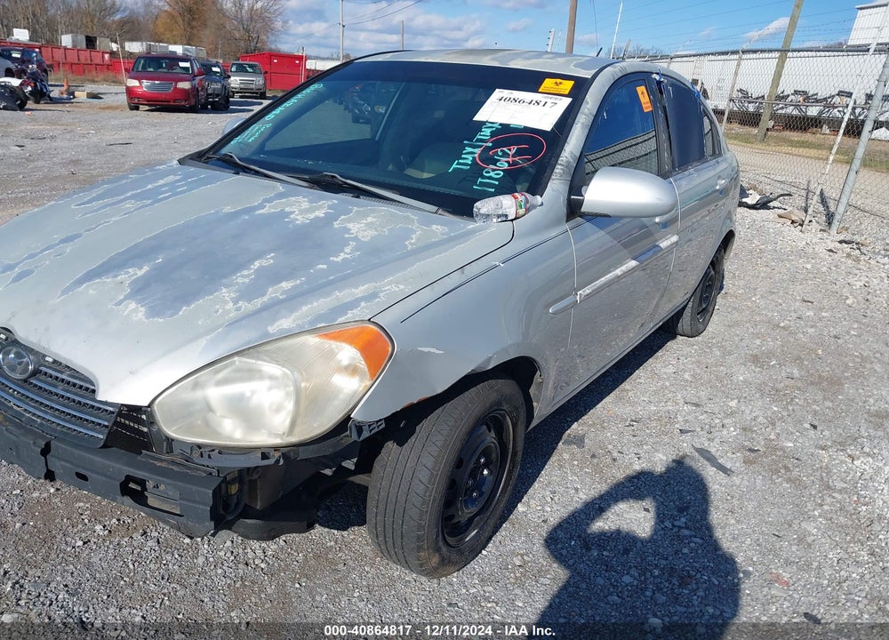 2008 HYUNDAI ACCENT GLS VIN: KMHCN46C98U178612