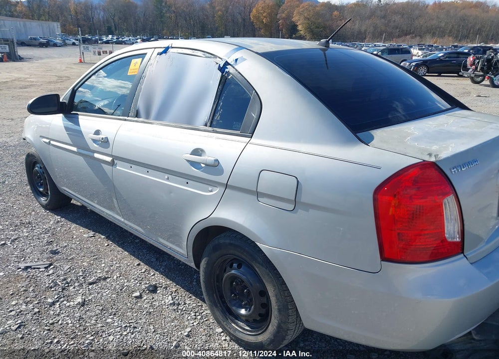 2008 HYUNDAI ACCENT GLS VIN: KMHCN46C98U178612