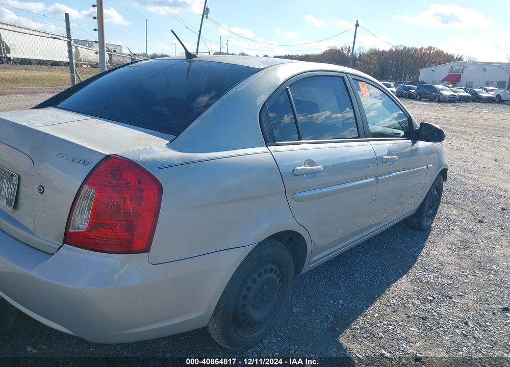 2008 HYUNDAI ACCENT GLS VIN: KMHCN46C98U178612