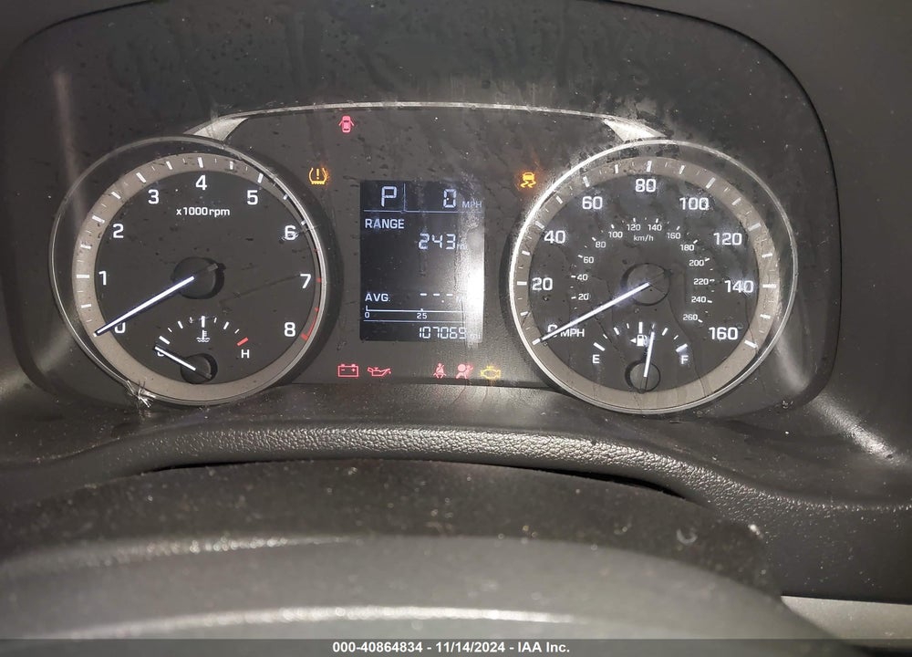 2017 HYUNDAI ELANTRA VIN: KMHD74LFXHU367668