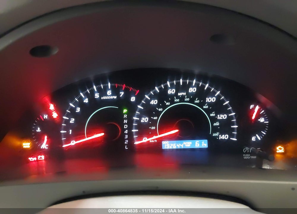 2008 TOYOTA CAMRY LE VIN: 4T1BE46K48U262968
