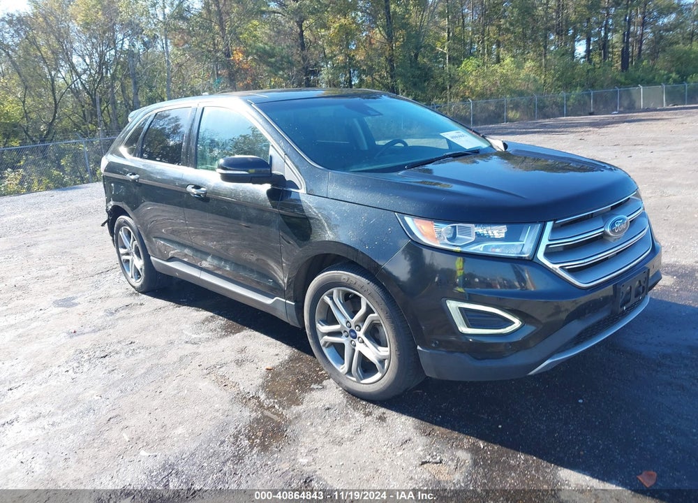 2015 FORD EDGE TITANIUM VIN: 2FMPK4K8XFBB01830