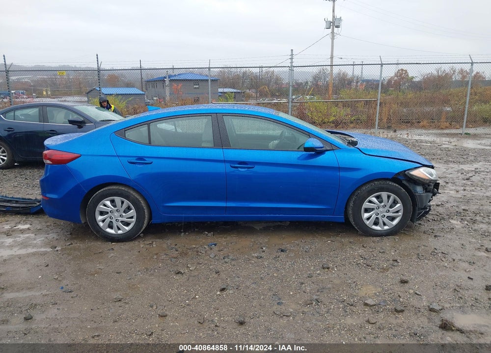2017 HYUNDAI ELANTRA SE VIN: KMHD74LF4HU336688