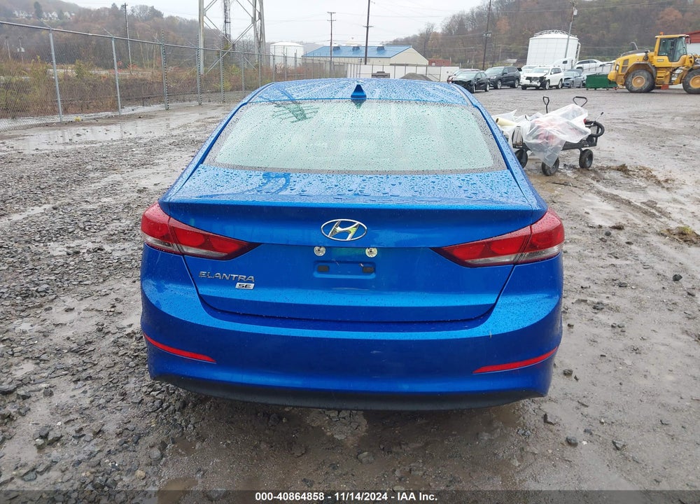 2017 HYUNDAI ELANTRA SE VIN: KMHD74LF4HU336688