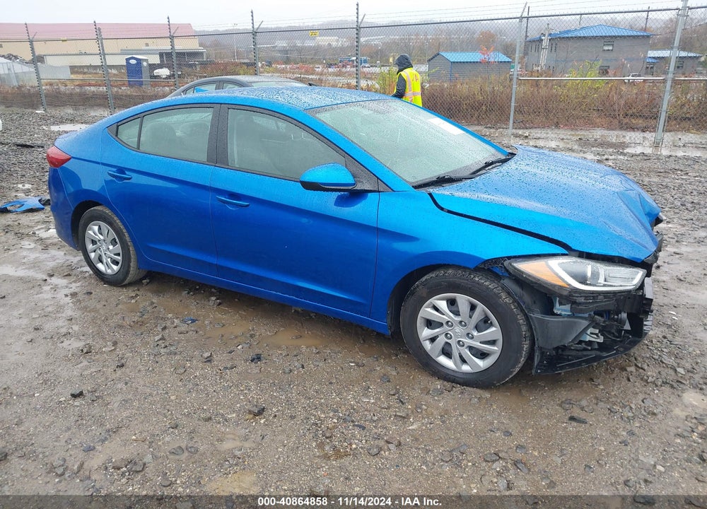 2017 HYUNDAI ELANTRA SE VIN: KMHD74LF4HU336688