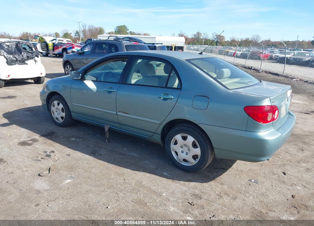 2006 TOYOTA COROLLA LE VIN: 2T1BR30E06C590288