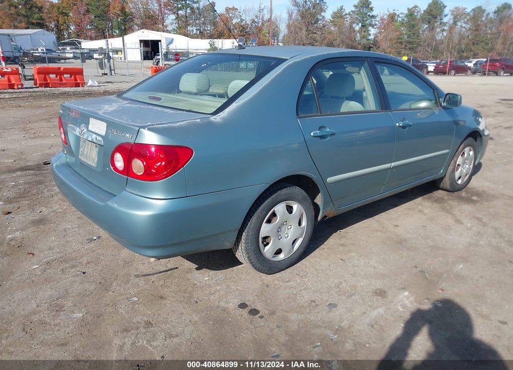 2006 TOYOTA COROLLA LE VIN: 2T1BR30E06C590288