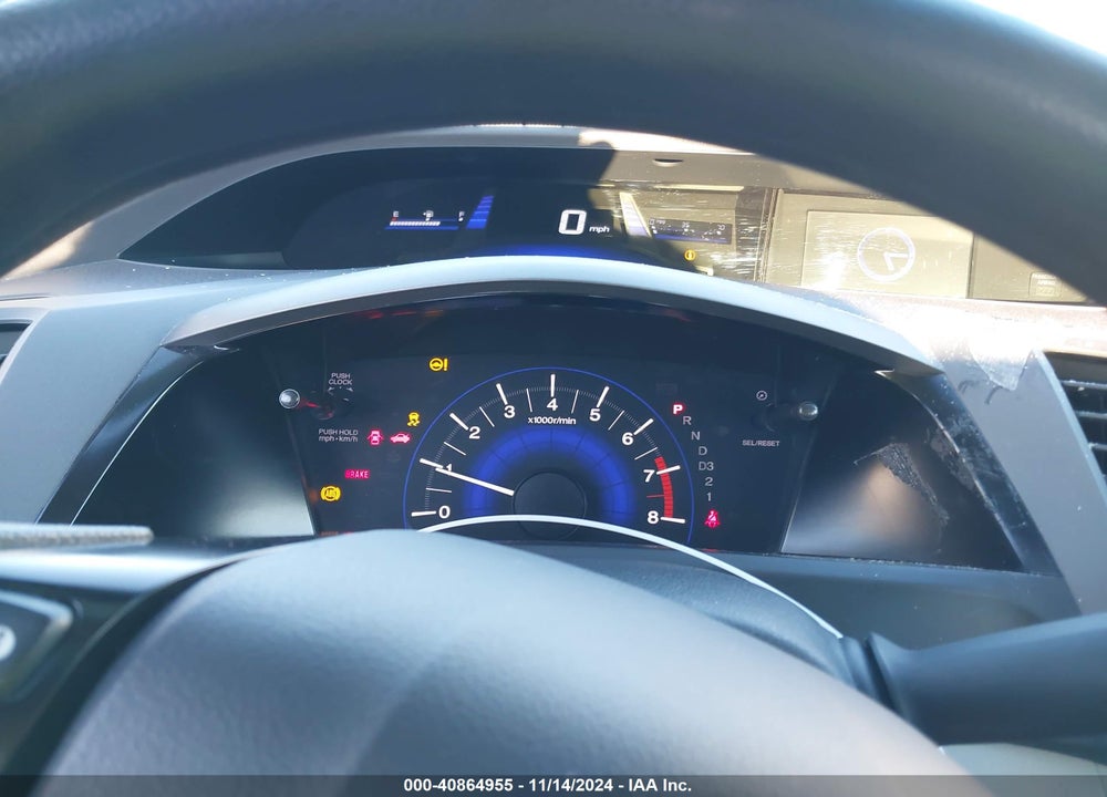 2012 HONDA CIVIC LX VIN: 2HGFB2F57CH588175