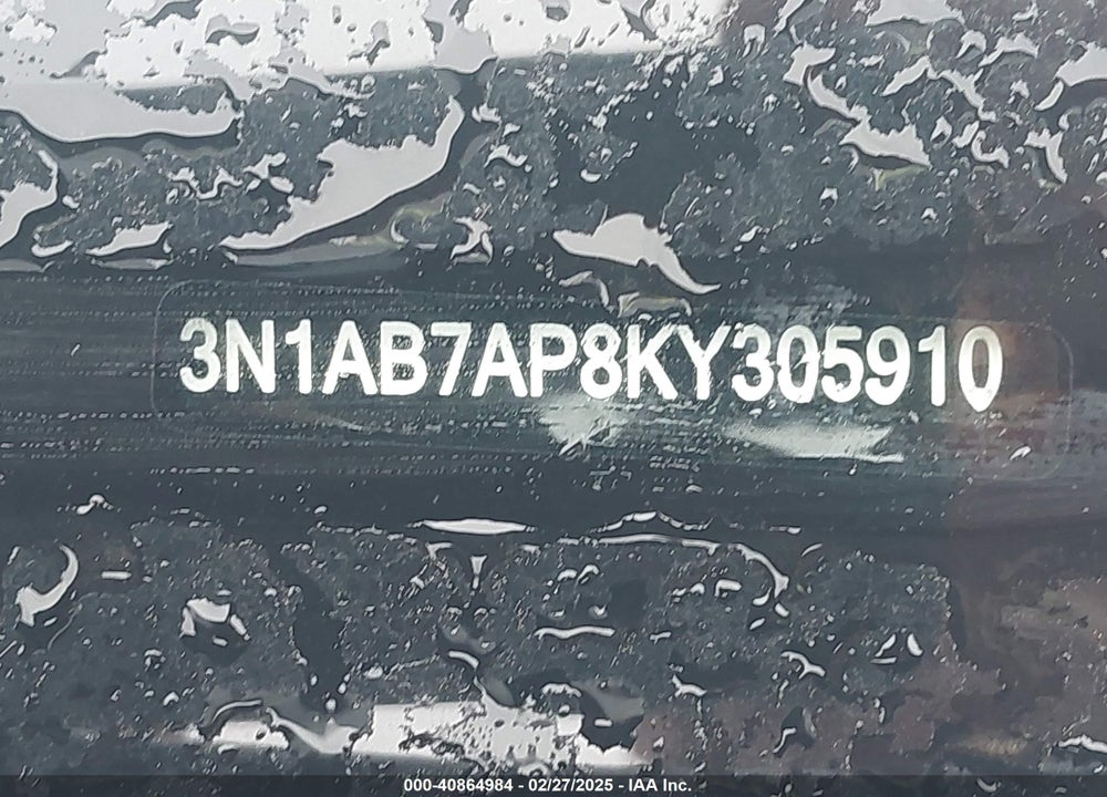 2019 NISSAN SENTRA VIN: 3N1AB7AP8KY305910