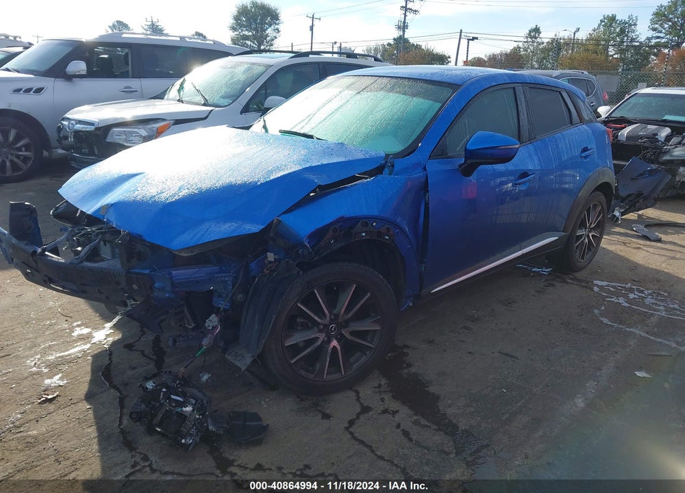 2016 MAZDA CX-3 GRAND TOURING VIN: JM1DKBD76G0125853
