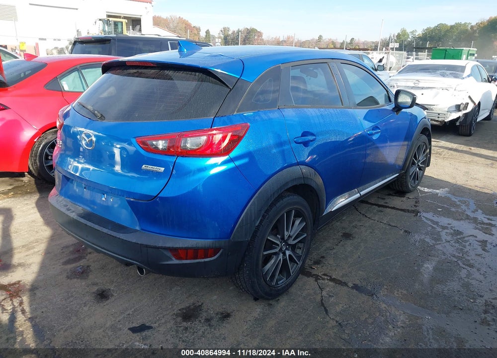 2016 MAZDA CX-3 GRAND TOURING VIN: JM1DKBD76G0125853
