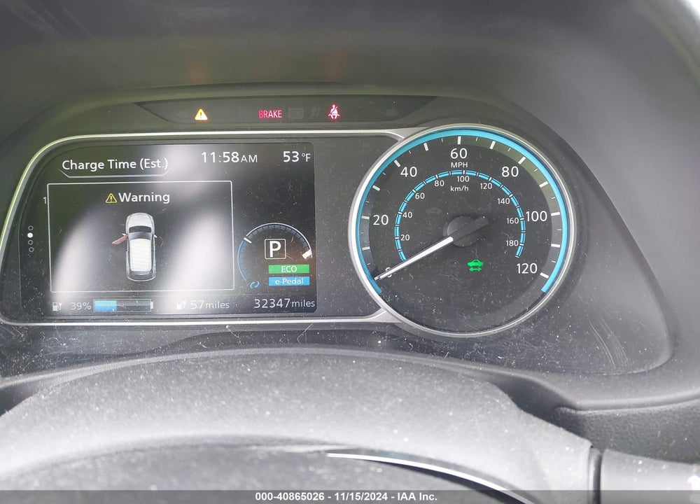 2018 NISSAN LEAF VIN: 1N4AZ1CP1JC309085