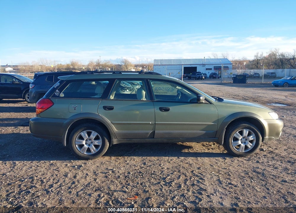 2005 SUBARU OUTBACK 2.5I VIN: 4S4BP61C857367951