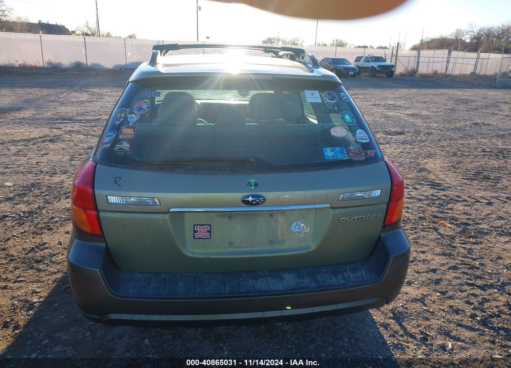 2005 SUBARU OUTBACK 2.5I VIN: 4S4BP61C857367951