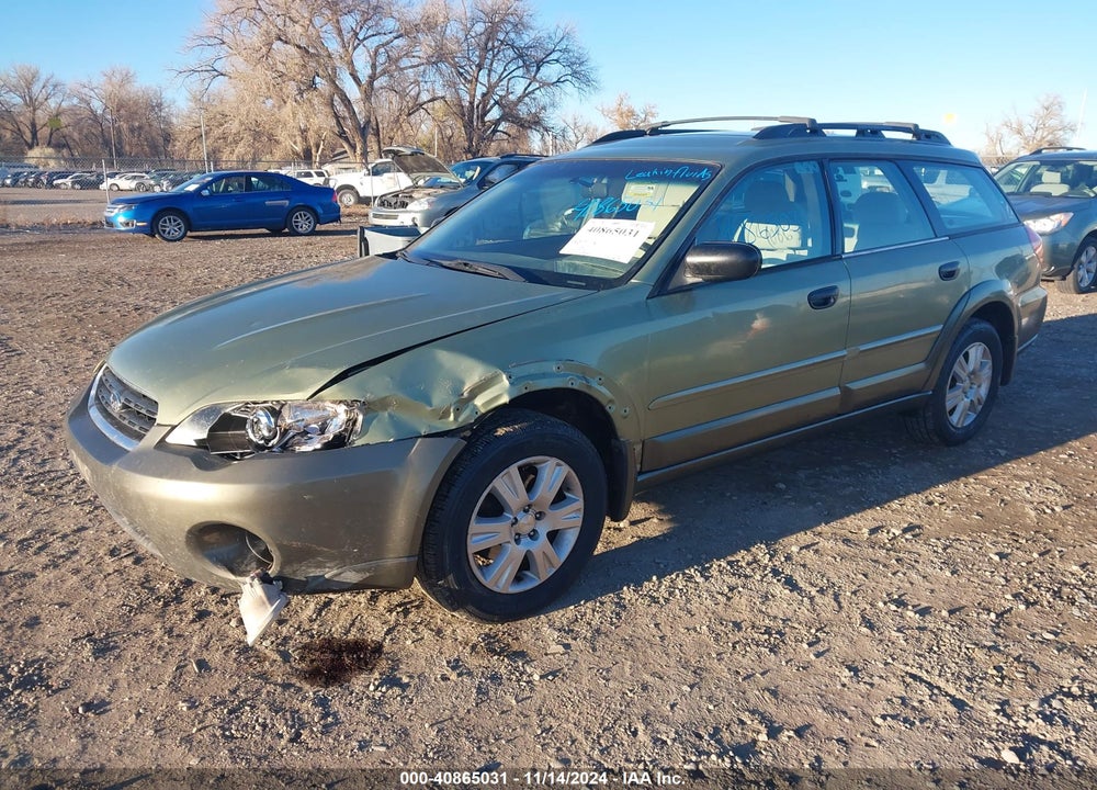 2005 SUBARU OUTBACK 2.5I VIN: 4S4BP61C857367951