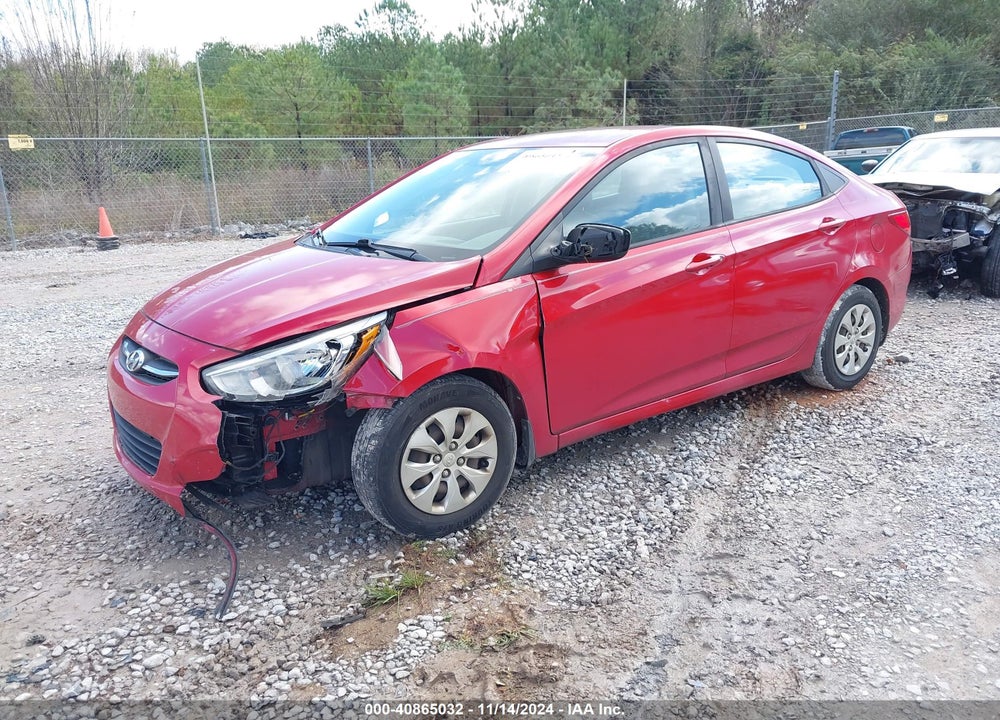 2016 HYUNDAI ACCENT SE VIN: KMHCT4AE7GU151700