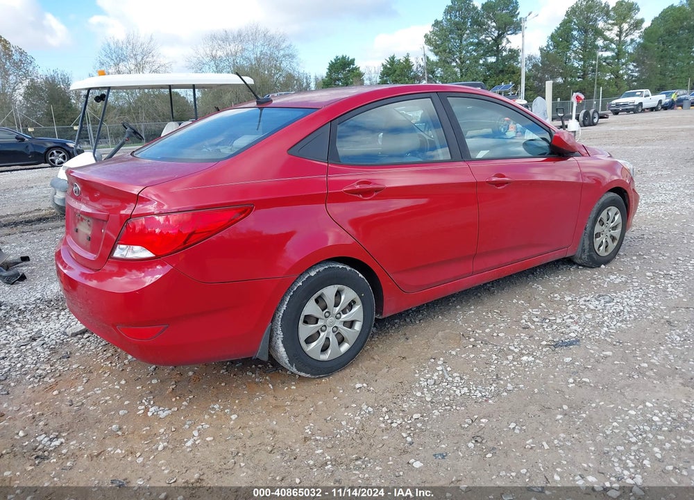 2016 HYUNDAI ACCENT SE VIN: KMHCT4AE7GU151700