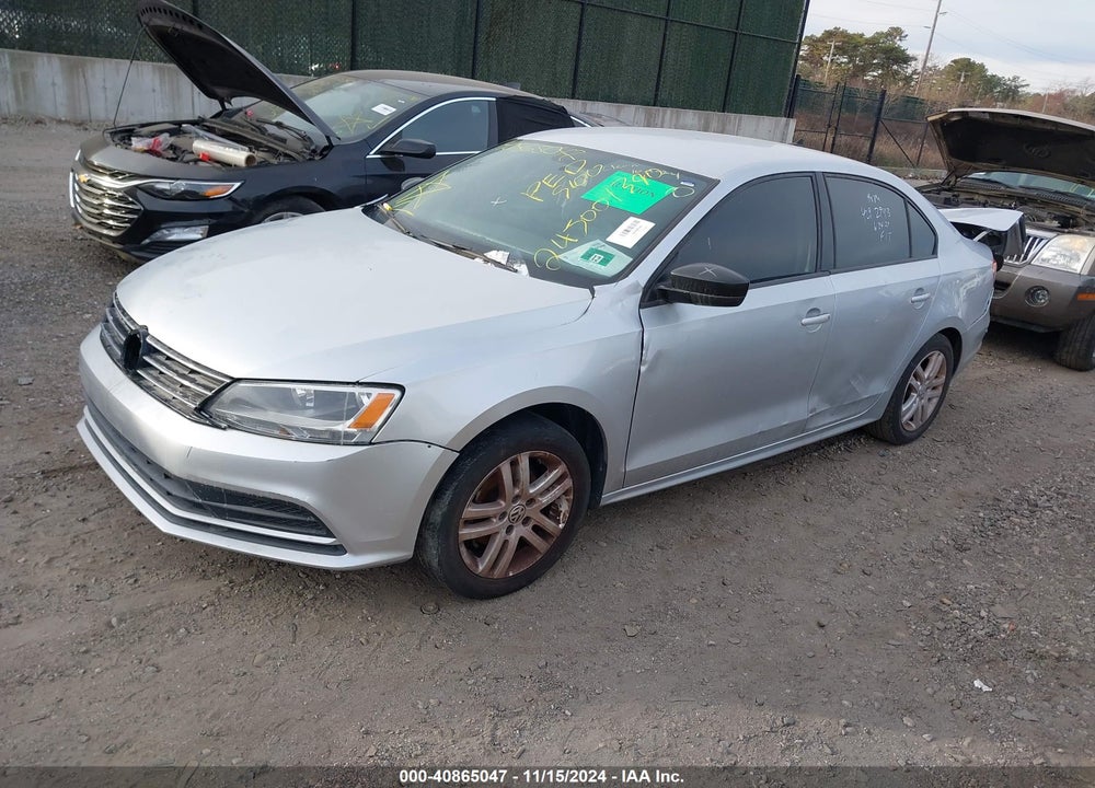 2015 VOLKSWAGEN JETTA 2.0L S VIN: 3VW2K7AJ4FM215449
