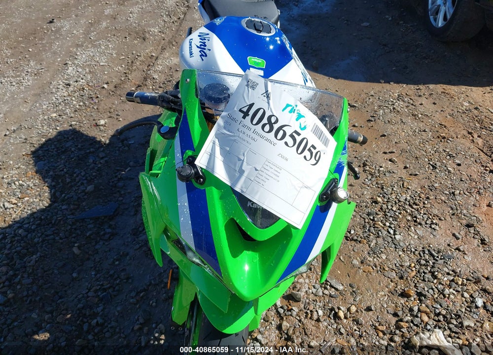 2024 KAWASAKI ZX636 K VIN: JKBZXJJ14RA007854