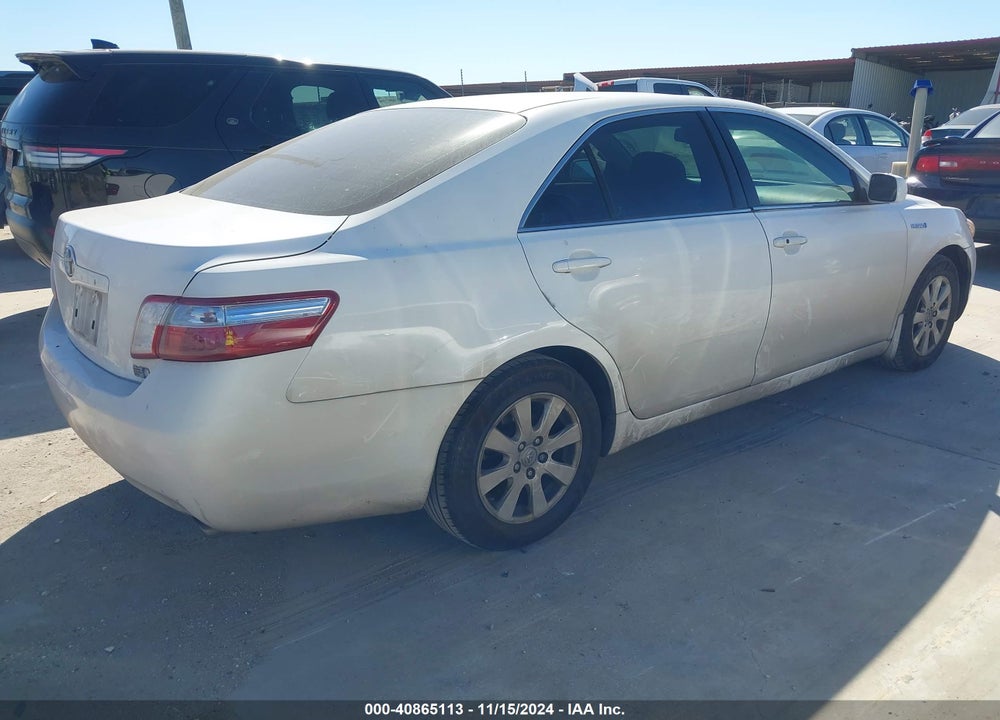 2007 TOYOTA CAMRY HYBRID VIN: 4T1BB46K67U011232