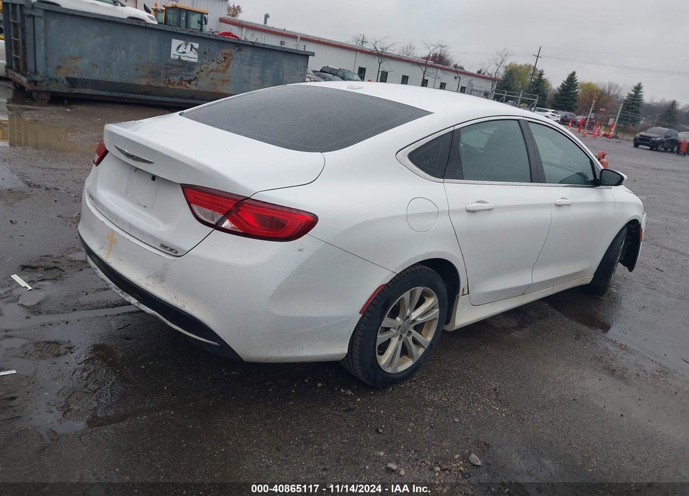 2016 CHRYSLER 200 LIMITED VIN: 1C3CCCAB1GN123247