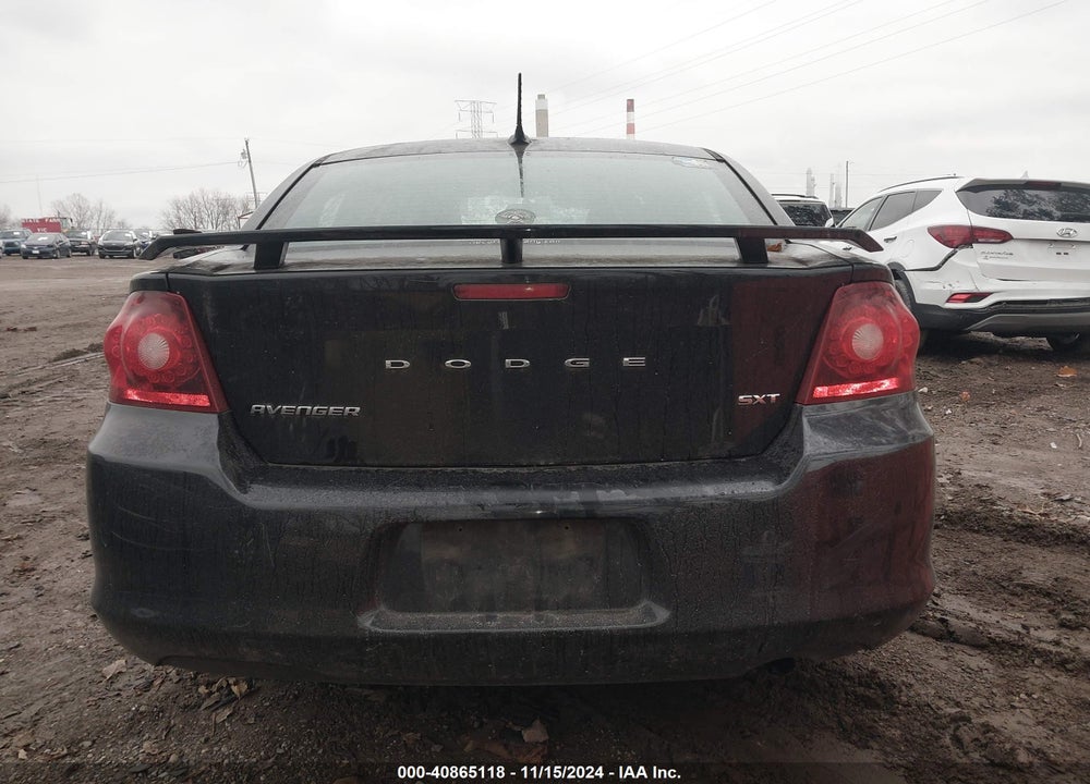 2012 DODGE AVENGER SXT VIN: 1C3CDZCB3CN270564