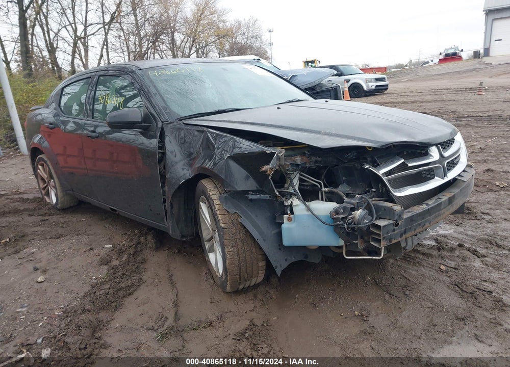 2012 DODGE AVENGER SXT VIN: 1C3CDZCB3CN270564