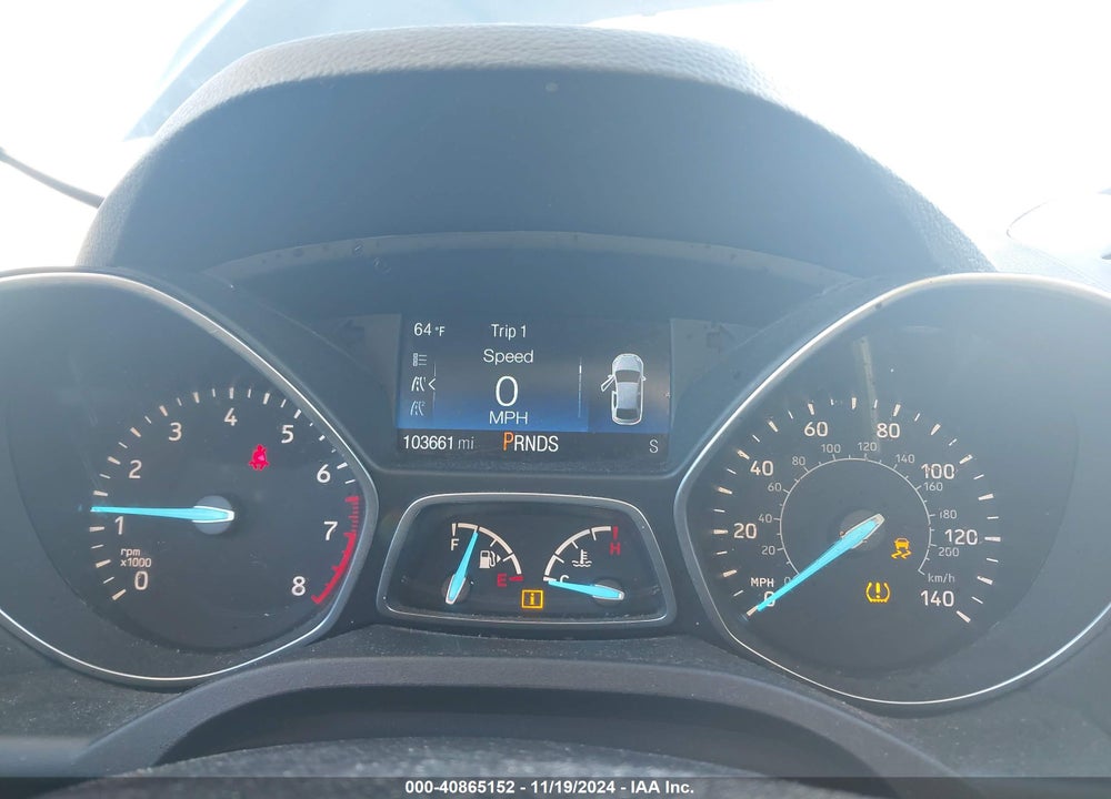 2017 FORD ESCAPE S VIN: 1FMCU0F78HUB38410