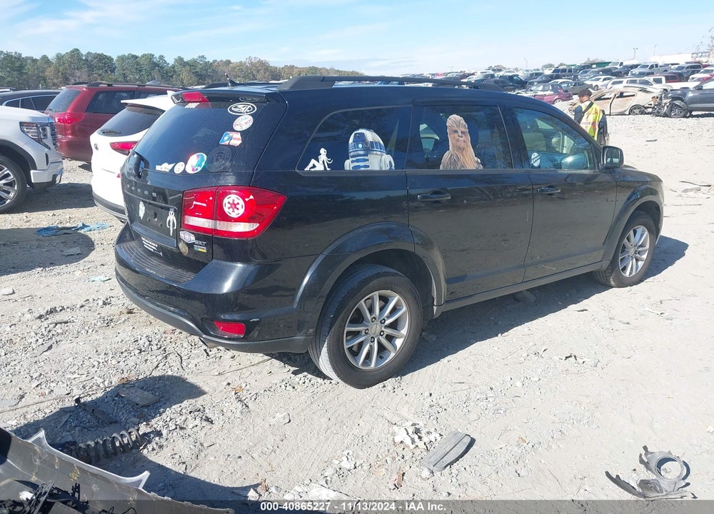 2015 DODGE JOURNEY SXT VIN: 3C4PDCBG3FT744248