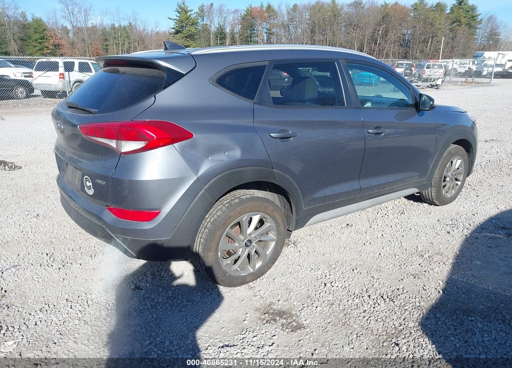 2018 HYUNDAI TUCSON SEL VIN: KM8J3CA44JU720504