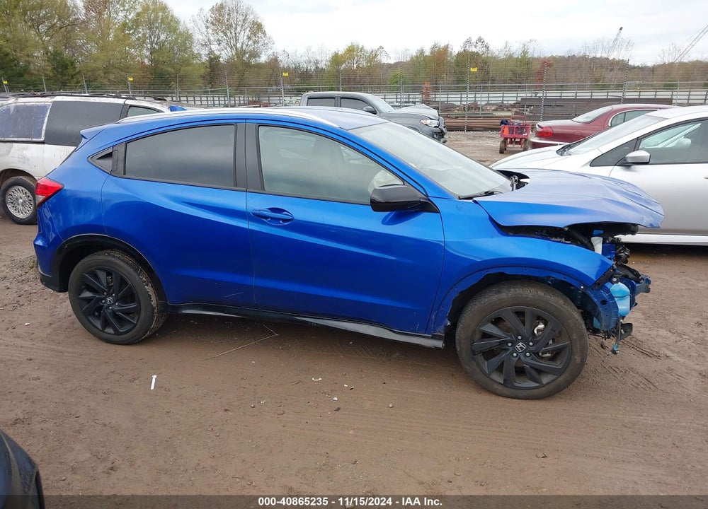 2022 HONDA HR-V AWD SPORT VIN: 3CZRU6H12NM747416