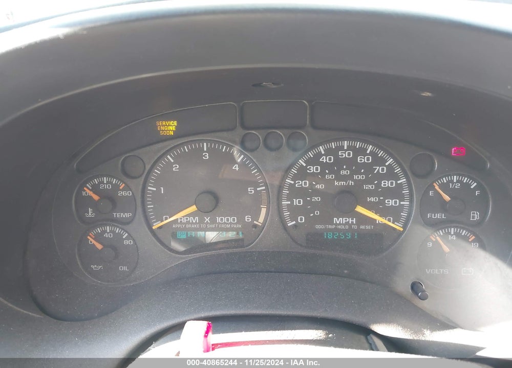2000 CHEVROLET BLAZER LT VIN: 1GNDT13W4Y2185269