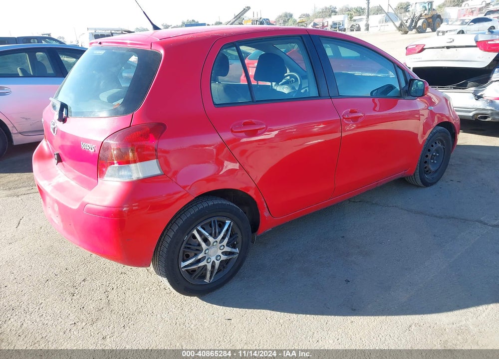 2010 TOYOTA YARIS VIN: JTDKT4K32A5313635
