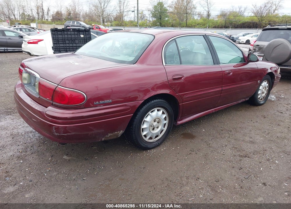 2002 BUICK LESABRE CUSTOM VIN: 1G4HP54K02U258694