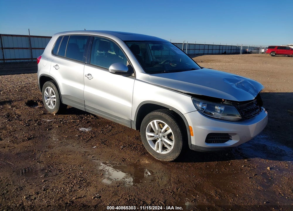 2012 VOLKSWAGEN TIGUAN S VIN: WVGAV7AX7CW608010