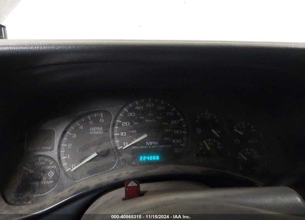 2002 CHEVROLET SILVERADO 1500HD LS VIN: 1GCGK13UX2F116917