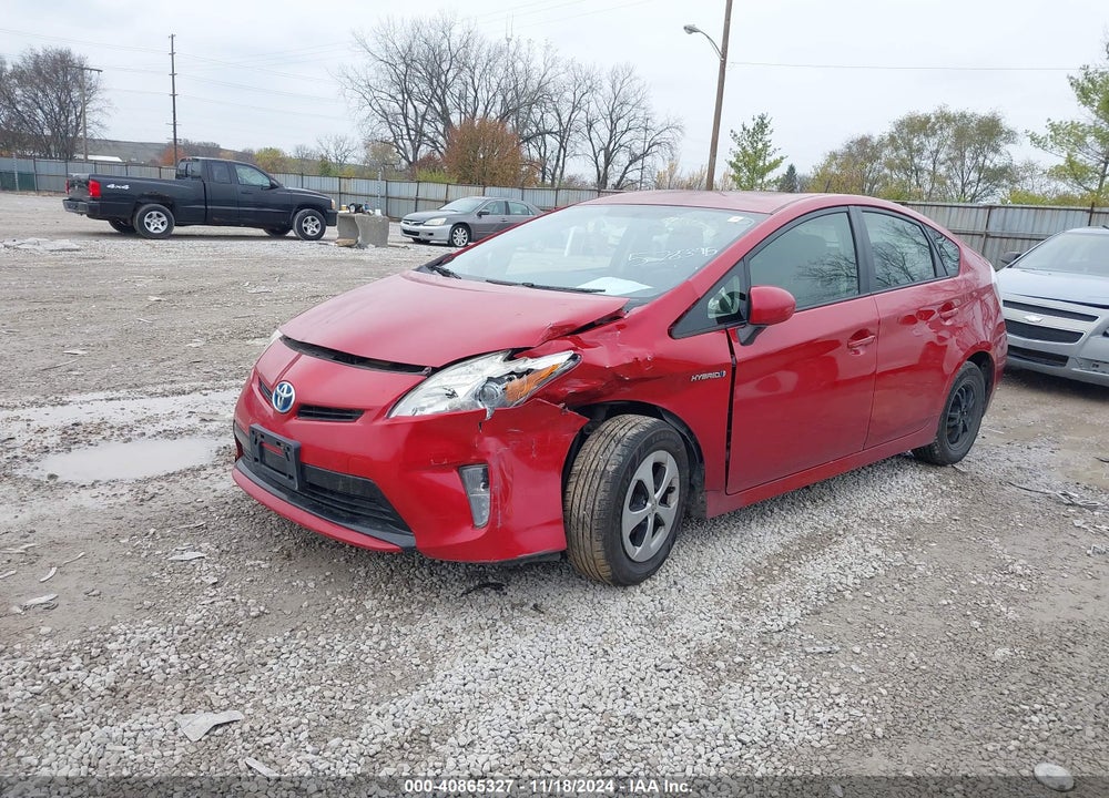 2013 TOYOTA PRIUS TWO VIN: JTDKN3DUXD5578396