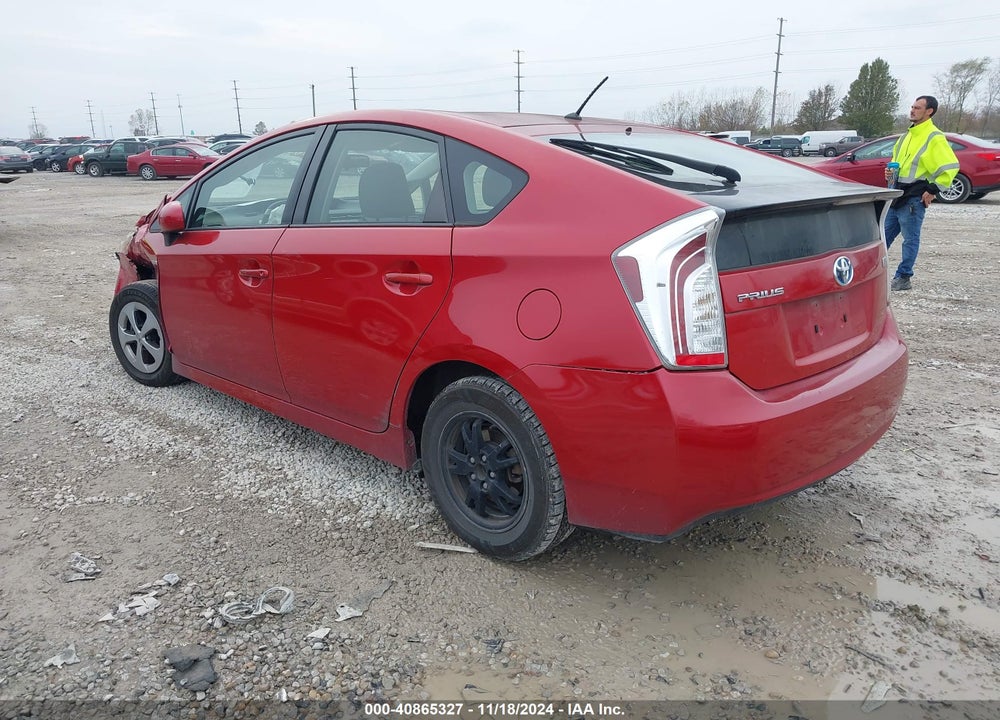2013 TOYOTA PRIUS TWO VIN: JTDKN3DUXD5578396