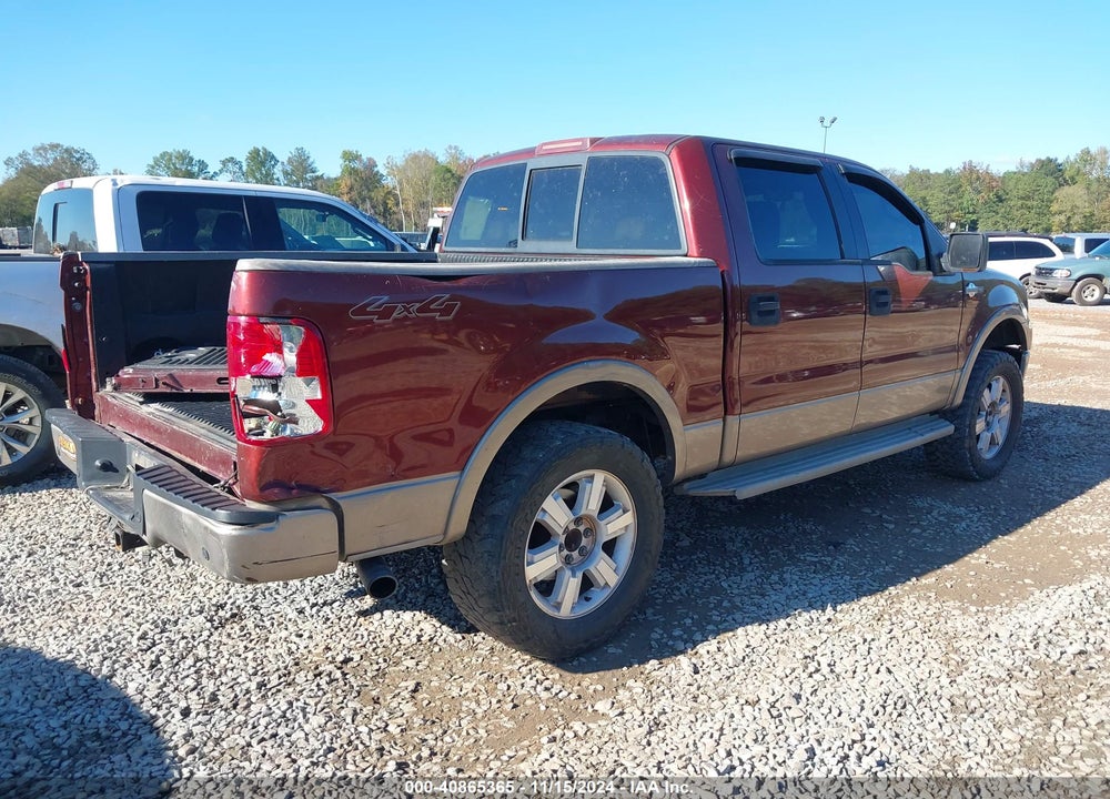 2006 FORD F-150 FX4/LARIAT/XLT VIN: 1FTPW14V16KC85684