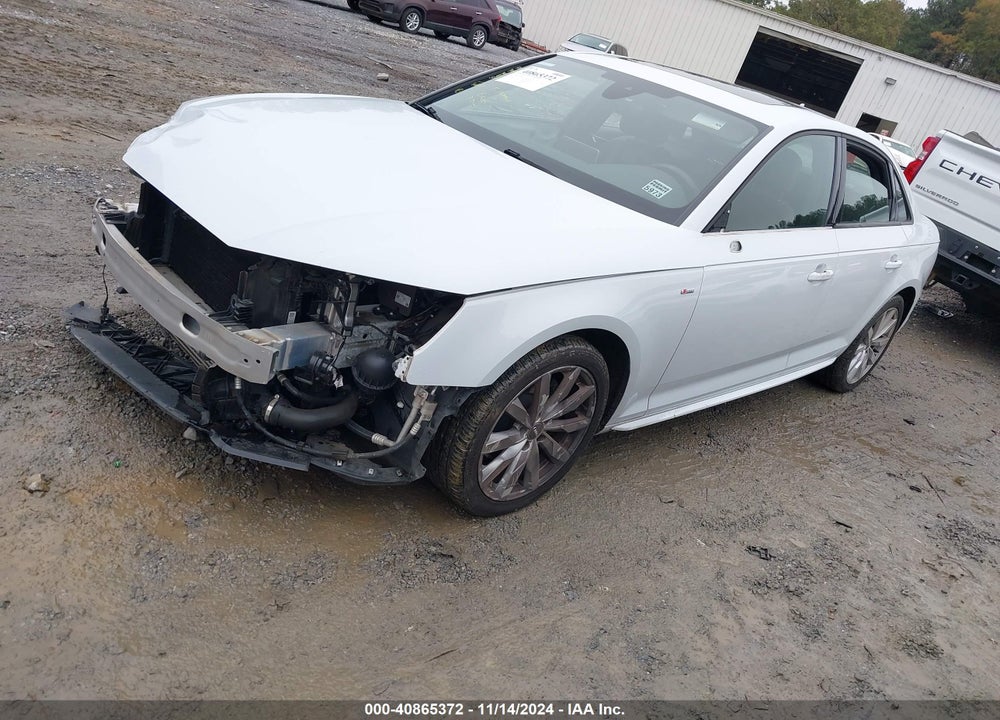2018 AUDI A4 2.0T TECH ULTRA PREMIUM/2.0T ULTRA PREMIUM VIN: WAUKMAF42JA219466
