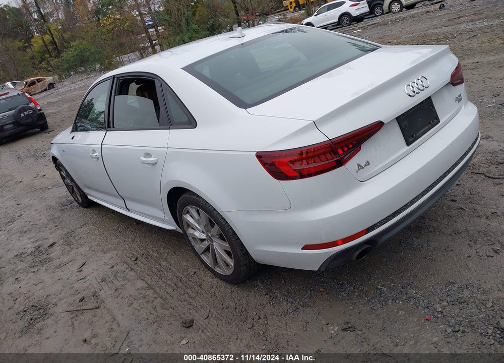 2018 AUDI A4 2.0T TECH ULTRA PREMIUM/2.0T ULTRA PREMIUM VIN: WAUKMAF42JA219466