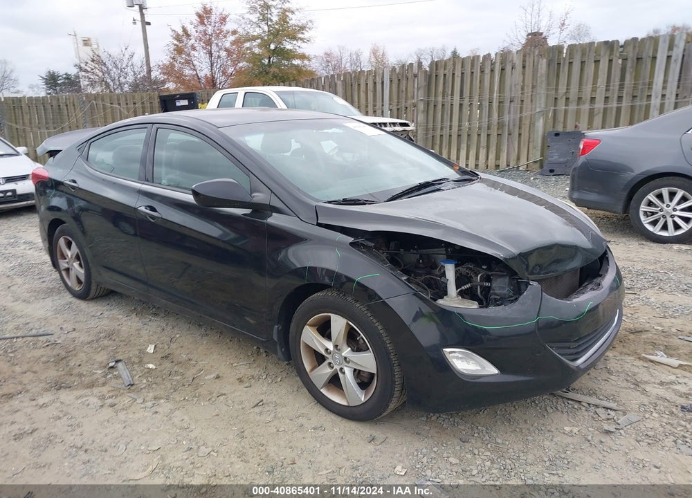 2013 HYUNDAI ELANTRA GLS VIN: 5NPDH4AE1DH273212