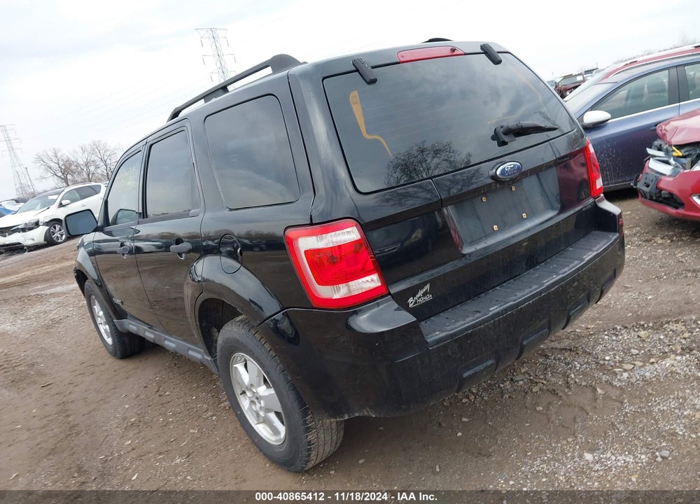 2008 FORD ESCAPE XLS/XLS MANUAL VIN: 1FMCU02Z98KA46533