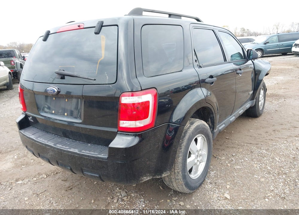 2008 FORD ESCAPE XLS/XLS MANUAL VIN: 1FMCU02Z98KA46533