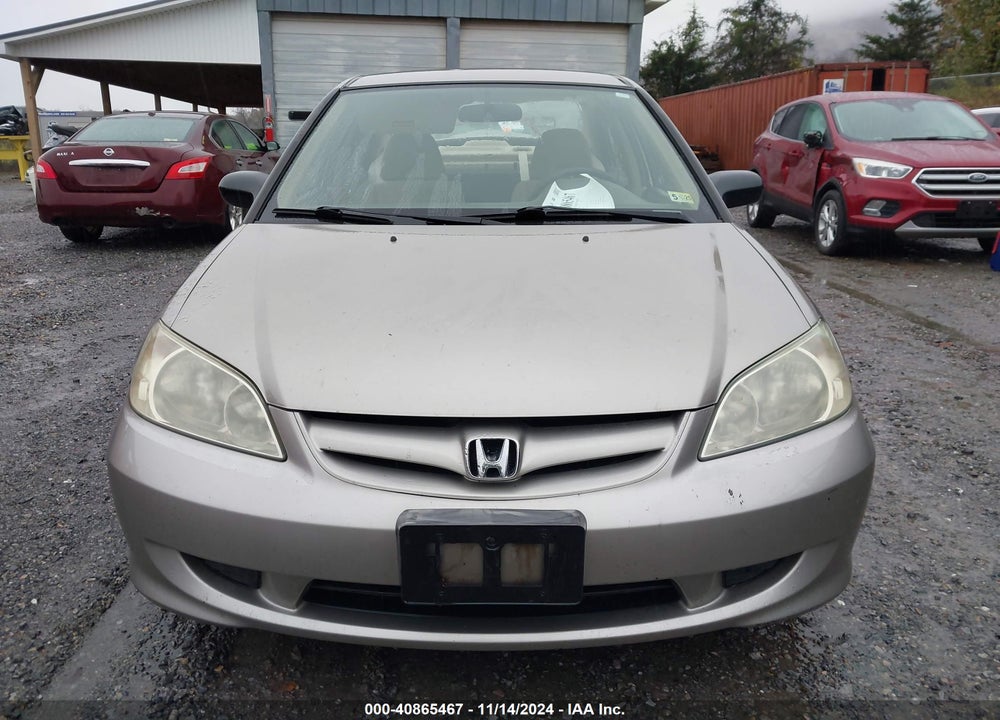 2004 HONDA CIVIC LX VIN: 1HGES16564L014886