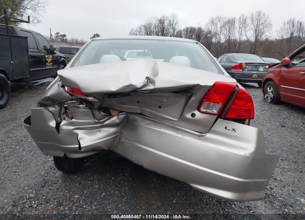 2004 HONDA CIVIC LX VIN: 1HGES16564L014886