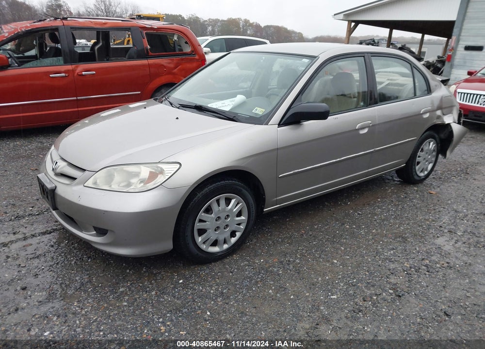 2004 HONDA CIVIC LX VIN: 1HGES16564L014886