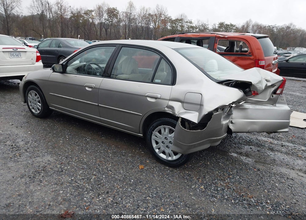 2004 HONDA CIVIC LX VIN: 1HGES16564L014886